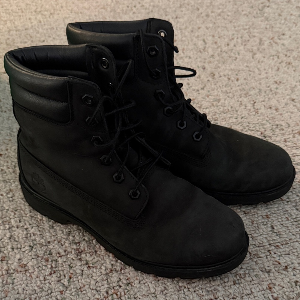 Timberland Women’s Black Leather Boots